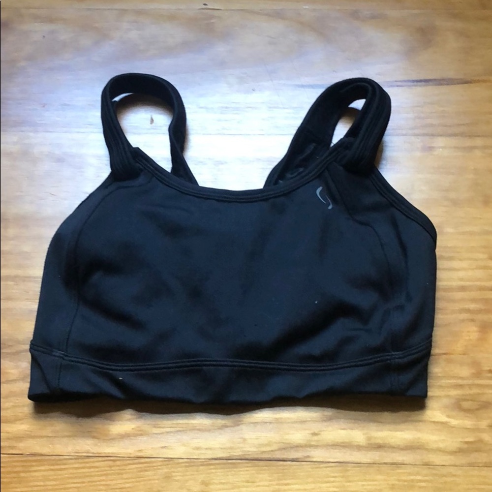 Moving comfort Fiona 32D black sports bra